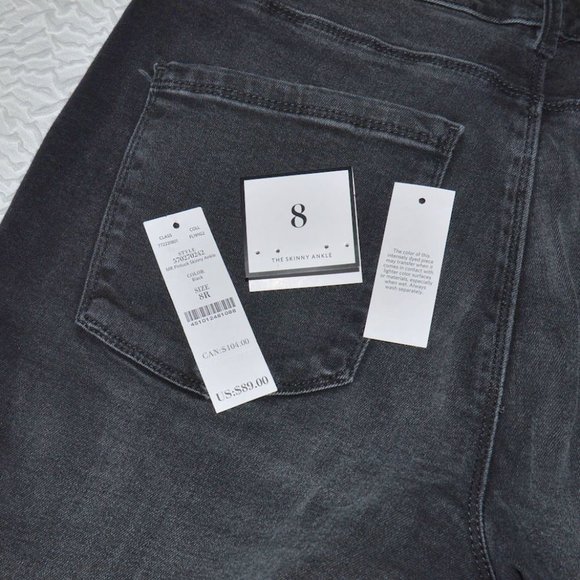 WHBM Pintuck Skinny Ankle Jean - Picture 6 of 9